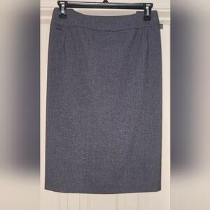Calvin Klein Charcoal Pencil Skirt 22W